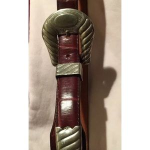 Al Beres Croc Embossed Leather Belt